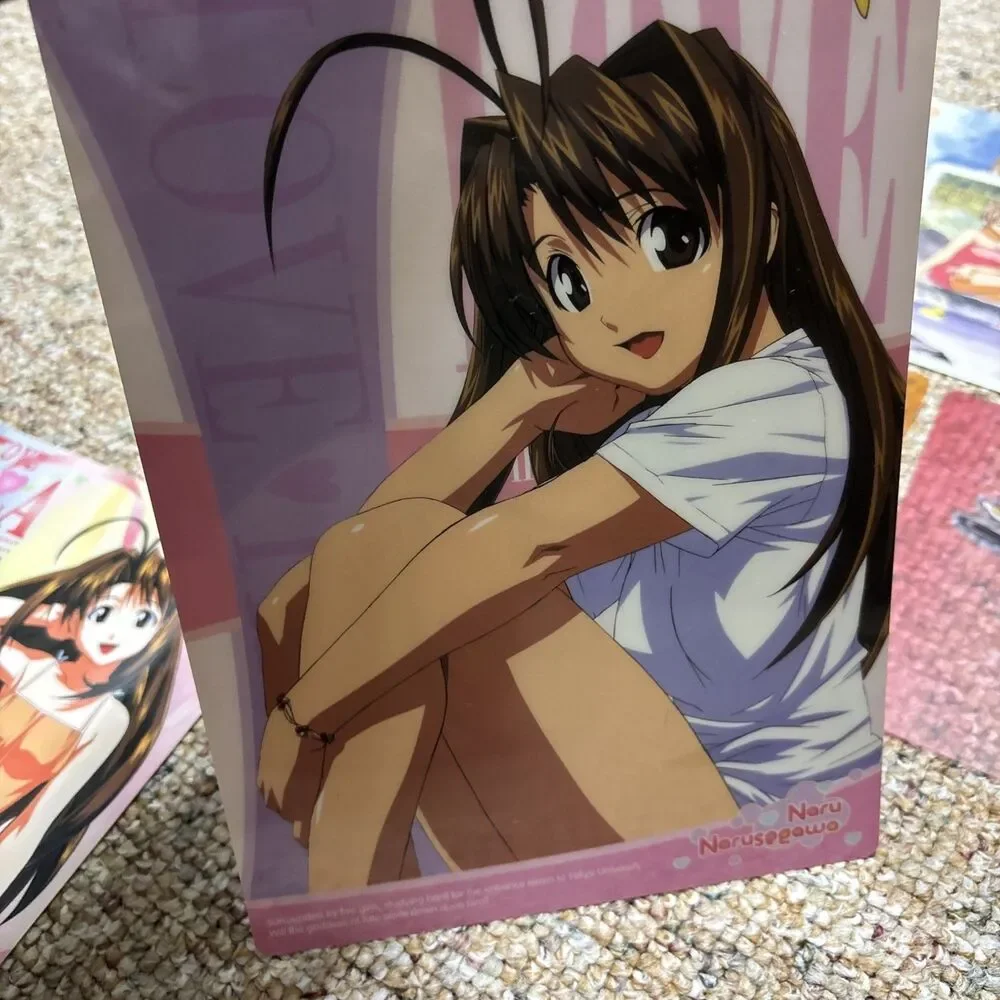Love Hina Shitajiki Pencil Boards Lot (8 total) - ~7x10